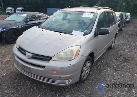 2004 Toyota Sienna Le из США, поврежденный, VIN 5TDZA23C94S171757